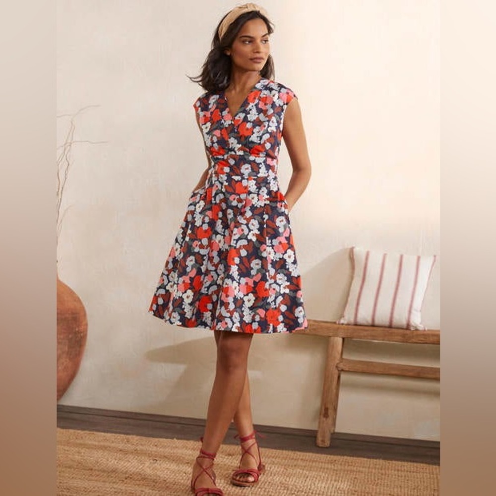 Boden Clemmie Floral Cocktail Dress